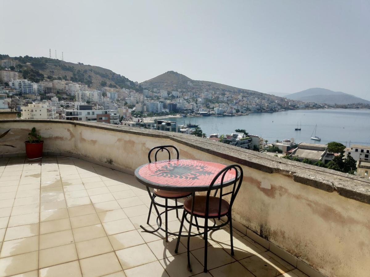 Private Studio Sea View 2 Minutes Away From Beach Saranda Extérieur photo